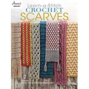 Annie's Publishing, LLC Learn-A-Stitch Crochet Scarves : 7 Scarves Made Using Worsted-Weight Yarn! Annie's Publishing, LLC Learn-A-Stitch Crochet Scarves : 7 Scarves Made Using Worsted-Weight Yarn!