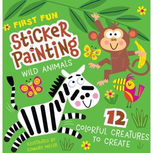 Fox Chapel Publishing First Fun Sticker Painting: Wild Animals : 12 Colorful Creatures To Create Fox Chapel Publishing First Fun Sticker Painting: Wild Animals : 12 Colorful Creatures To Create