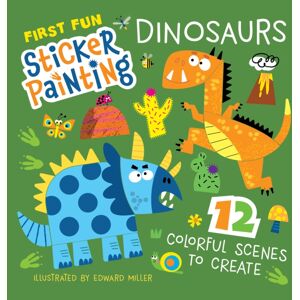 Fox Chapel Publishing First Fun Sticker Painting: Dinosaurs : 12 Colorful Scenes To Create Fox Chapel Publishing First Fun Sticker Painting: Dinosaurs : 12 Colorful Scenes To Create