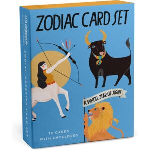 Knock Knock Em & Friends Zodiac Cards, Box Of 12 Assorted Knock Knock Em & Friends Zodiac Cards, Box Of 12 Assorted