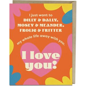 Knock Knock 6-Pack Em & Friends Dilly & Dally Greeting Cards Knock Knock 6-Pack Em & Friends Dilly & Dally Greeting Cards