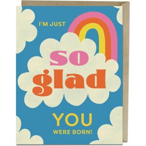 Knock Knock 6-Pack Em & Friends So Glad Birthday Greeting Cards Knock Knock 6-Pack Em & Friends So Glad Birthday Greeting Cards