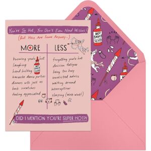 Knock Knock 6-Pack Em & Friends Julia Rothman Love More/less Greeting Cards Knock Knock 6-Pack Em & Friends Julia Rothman Love More/less Greeting Cards