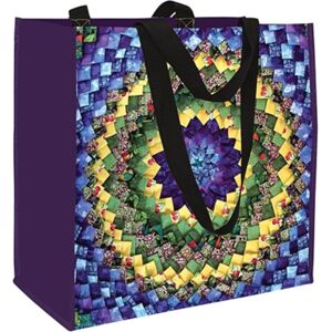 C & T Publishing Pinecone Quilt Eco Tote : Reusable Grocery And Shopping Bag, Lightweight Folding Gift Tote Bag C & T Publishing Pinecone Quilt Eco Tote : Reusable Grocery And Shopping Bag, Lightweight Folding Gift Tote Bag
