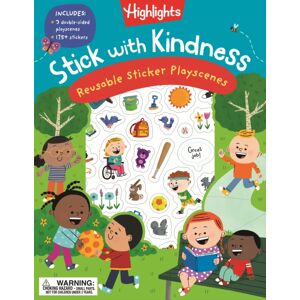 Highlights Press Stick With Kindness: Reusable Sticker Playscenes Highlights Press Stick With Kindness: Reusable Sticker Playscenes