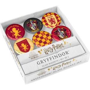 Insight Editions Harry Potter: Gryffindor Glass Magnet Set : Set Of 6 Insight Editions Harry Potter: Gryffindor Glass Magnet Set : Set Of 6