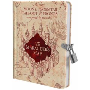 Insight Editions Harry Potter: Marauder'S Map Lock And Key Diary Insight Editions Harry Potter: Marauder'S Map Lock And Key Diary