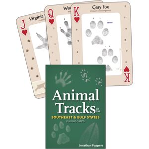 Adventure Publications, Incorporated Animal Tracks Of The Southeast & Gulf States Playing Cards Adventure Publications, Incorporated Animal Tracks Of The Southeast & Gulf States Playing Cards