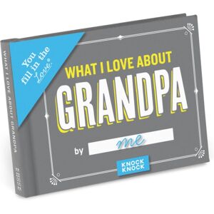 Knock Knock What I Love About Grandpa Book Fill In The Love Fill-In-The-Blank Book & Gift Journal Knock Knock What I Love About Grandpa Book Fill In The Love Fill-In-The-Blank Book & Gift Journal