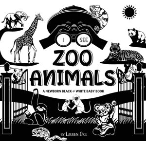 Engage Books I See Zoo Animals : A born Black & White Baby Book (High-Contrast Design & Patterns) (Panda, Koala, Sloth, Monkey, Kangaroo, Giraffe, Elephant, Lion, Tiger, Chameleon, Shark, Dolphin, Turtle, Pengu Engage Books I See Zoo Animals : A born Black & White Baby Book (High-Contrast Design & Patterns) (Panda, Koala, Sloth, Monkey, Kangaroo, Giraffe, Elephant, Lion, Tiger, Chameleon, Shark, Dolphin, Turtle, Pengu