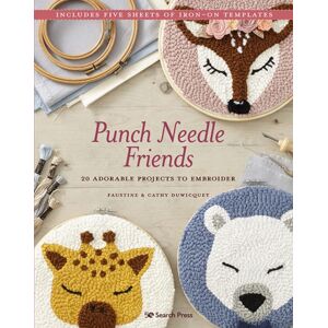 Search Press Ltd Punch Needle Friends : 20 Adorable Projects To Embroider Search Press Ltd Punch Needle Friends : 20 Adorable Projects To Embroider