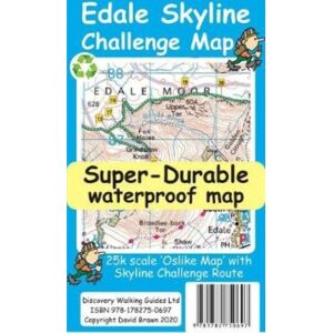 Discovery Walking Guides Ltd Edale Skyline Challenge Map Discovery Walking Guides Ltd Edale Skyline Challenge Map