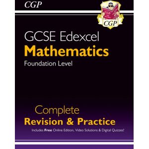 Coordination Group Publications Ltd (CGP) Gcse Maths Edexcel Complete Revision & Practice: Foundation Inc Online Ed, Videos & Quizzes Coordination Group Publications Ltd (CGP) Gcse Maths Edexcel Complete Revision & Practice: Foundation Inc Online Ed, Videos & Quizzes