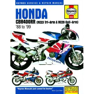 Haynes Publishing Group Honda Cbr400rr Fours (88 - 99) Haynes Publishing Group Honda Cbr400rr Fours (88 - 99)