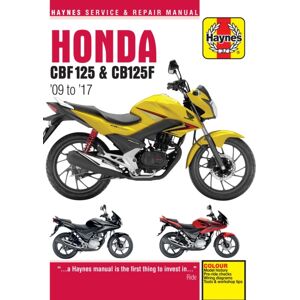 Haynes Publishing Group Honda Cbf125 & Cb125f ('09 To '17) Haynes Publishing Group Honda Cbf125 & Cb125f ('09 To '17)