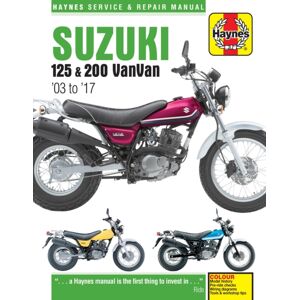 Haynes Publishing Group Suzuki Rv125/200 Vanvan (03 - 17) Haynes Repair Manual Haynes Publishing Group Suzuki Rv125/200 Vanvan (03 - 17) Haynes Repair Manual