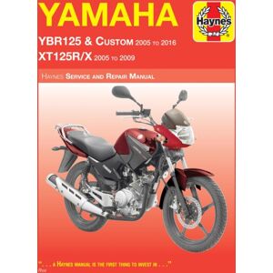 Haynes Publishing Group Yamaha Ybr125 (05 - 16) & Xt125r/x (05 - 09) Haynes Repair Manual Haynes Publishing Group Yamaha Ybr125 (05 - 16) & Xt125r/x (05 - 09) Haynes Repair Manual