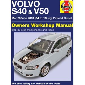 Haynes Publishing Group Volvo S40 & V50 Petrol & Diesel (Mar '04-'13) Haynes Repair Manual Haynes Publishing Group Volvo S40 & V50 Petrol & Diesel (Mar '04-'13) Haynes Repair Manual