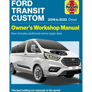 Haynes Publishing Group Ford Transit Tourneo Custom 2018-2023 Diesel : Owners Workshop Manual - Now Includes Additional Online Repair Data Haynes Publishing Group Ford Transit Tourneo Custom 2018-2023 Diesel : Owners Workshop Manual - Now Includes Additional Online Repair Data