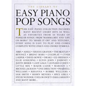 Hal Leonard Europe Limited The Library Of Easy Piano Pop Songs Hal Leonard Europe Limited The Library Of Easy Piano Pop Songs