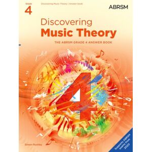 Associated Board of the Royal Schools of Music Discovering Music Theory, The Abrsm Grade 4 Answer Book Associated Board of the Royal Schools of Music Discovering Music Theory, The Abrsm Grade 4 Answer Book