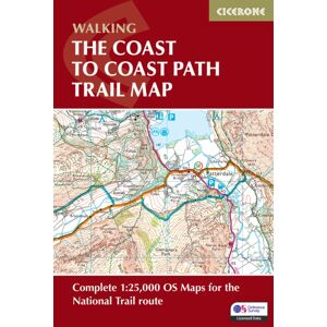 Cicerone Press Walking The Coast To Coast Path Trail Map : Complete 1:25,000 Os Trail Map For The Full National Trail Cicerone Press Walking The Coast To Coast Path Trail Map : Complete 1:25,000 Os Trail Map For The Full National Trail