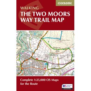 Cicerone Press The Two Moors Way Trail Map : Complete 1:25,000 Os Maps For The Route Cicerone Press The Two Moors Way Trail Map : Complete 1:25,000 Os Maps For The Route