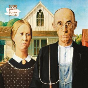 Flame Tree Publishing Adult Jigsaw Puzzle Grant Wood: American Gothic : 1000-Piece Jigsaw Puzzles Flame Tree Publishing Adult Jigsaw Puzzle Grant Wood: American Gothic : 1000-Piece Jigsaw Puzzles