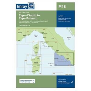 Imray, Laurie, Norie & Wilson Ltd Imray Chart M18 : Capo D'Anzio To Capo Palinuro Imray, Laurie, Norie & Wilson Ltd Imray Chart M18 : Capo D'Anzio To Capo Palinuro