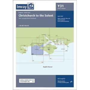 Imray, Laurie, Norie & Wilson Ltd Imray Chart Y31 : Christchurch To The Solent (Small Format) Imray, Laurie, Norie & Wilson Ltd Imray Chart Y31 : Christchurch To The Solent (Small Format)
