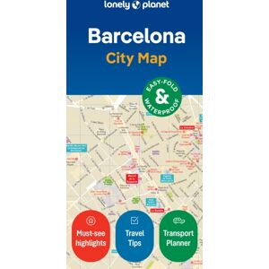 Lonely Planet Global Limited Lonely Planet Barcelona City Map Lonely Planet Global Limited Lonely Planet Barcelona City Map
