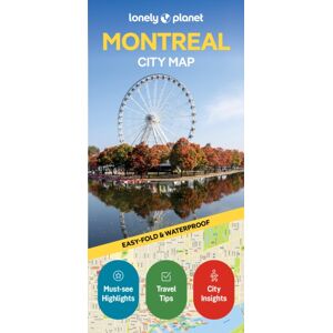 Lonely Planet Global Limited Lonely Planet Montreal City Map Lonely Planet Global Limited Lonely Planet Montreal City Map