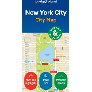 Lonely Planet Global Limited Lonely Planet York City Map Lonely Planet Global Limited Lonely Planet York City Map