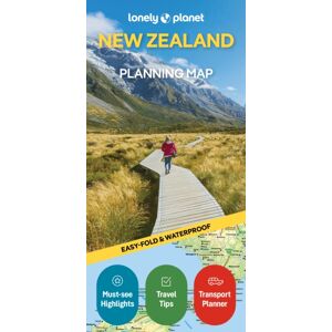 Lonely Planet Global Limited Lonely Planet Zealand Planning Map Lonely Planet Global Limited Lonely Planet Zealand Planning Map