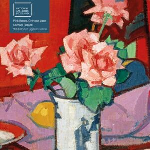 Flame Tree Publishing Adult Jigsaw Puzzle National Galleries Scotland - Samuel Peploe: Pink Roses, Chinese Vase : 1000-Piece Jigsaw Puzzles Flame Tree Publishing Adult Jigsaw Puzzle National Galleries Scotland - Samuel Peploe: Pink Roses, Chinese Vase : 1000-Piece Jigsaw Puzzles