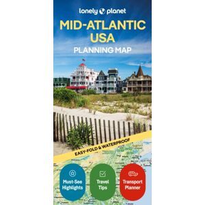 Lonely Planet Global Limited Lonely Planet Mid-Atlantic Usa Planning Map Lonely Planet Global Limited Lonely Planet Mid-Atlantic Usa Planning Map