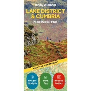 Lonely Planet Global Limited Lonely Planet Lake District & Cumbria Planning Map Lonely Planet Global Limited Lonely Planet Lake District & Cumbria Planning Map