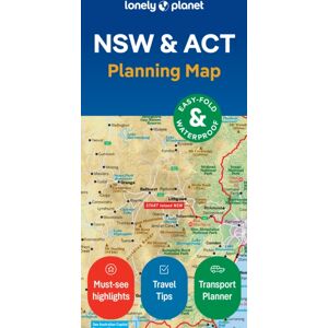 Lonely Planet Global Limited Lonely Planet South Wales & Act Planning Map Lonely Planet Global Limited Lonely Planet South Wales & Act Planning Map