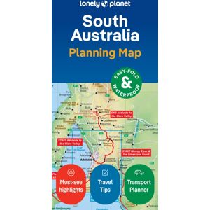 Lonely Planet Global Limited Lonely Planet South Australia Planning Map Lonely Planet Global Limited Lonely Planet South Australia Planning Map