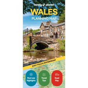 Lonely Planet Global Limited Lonely Planet Wales Planning Map Lonely Planet Global Limited Lonely Planet Wales Planning Map
