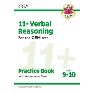 Coordination Group Publications Ltd (CGP) 11+ Cem Verbal Reasoning Practice Book & Assessment Tests - Ages 9-10 (With Online Edition) Coordination Group Publications Ltd (CGP) 11+ Cem Verbal Reasoning Practice Book & Assessment Tests - Ages 9-10 (With Online Edition)