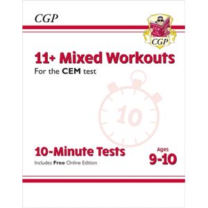 Coordination Group Publications Ltd (CGP) 11+ Cem 10-Minute Tests: Mixed Workouts - Ages 9-10 (With Online Edition) Coordination Group Publications Ltd (CGP) 11+ Cem 10-Minute Tests: Mixed Workouts - Ages 9-10 (With Online Edition)