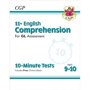 Coordination Group Publications Ltd (CGP) 11+ Gl 10-Minute Tests: English Comprehension - Ages 9-10 (With Online Edition) Coordination Group Publications Ltd (CGP) 11+ Gl 10-Minute Tests: English Comprehension - Ages 9-10 (With Online Edition)