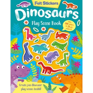 Gemini Books Group Ltd Felt Stickers Dinosaur Play Scene Book Gemini Books Group Ltd Felt Stickers Dinosaur Play Scene Book