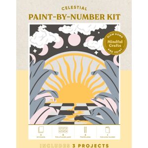 Chronicle Books Mindful Crafts: Celestial Paint-By-Number Kit Chronicle Books Mindful Crafts: Celestial Paint-By-Number Kit
