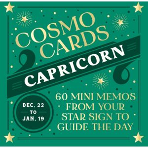 Chronicle Books Cosmo Cards: Capricorn : 60 Mini Memos From Your Star Sign To Guide The Day Chronicle Books Cosmo Cards: Capricorn : 60 Mini Memos From Your Star Sign To Guide The Day