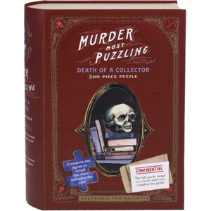 Chronicle Books Murder Most Puzzling Death Of A Collector 500-Piece Puzzle Chronicle Books Murder Most Puzzling Death Of A Collector 500-Piece Puzzle