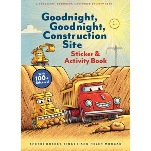 Chronicle Books Goodnight, Goodnight, Construction Site Sticker & Activity Book Chronicle Books Goodnight, Goodnight, Construction Site Sticker & Activity Book