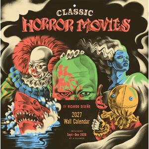 Chronicle Books Classic Horror Movies 2027 Wall Calendar Chronicle Books Classic Horror Movies 2027 Wall Calendar