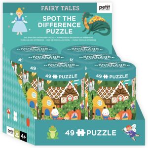 Chronicle Books Spot The Difference Puzzle: Fairy Tales Cdu Of 6 Chronicle Books Spot The Difference Puzzle: Fairy Tales Cdu Of 6